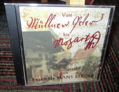 ENSEMBLE HANS BERGER: VOM MULLNER - PETER BIS MOZART MUSIC CD, SEEBACH RECORDS