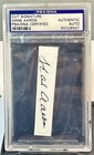 Signed Hank Aaron PSA/DNA Certified Authentic Autograph Cut Signature MLB Hof RC