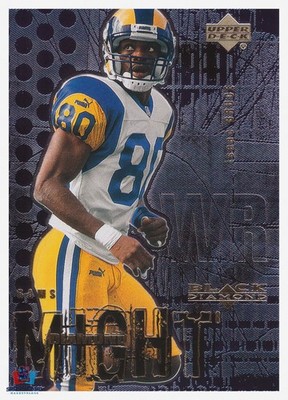 2000 Upper Deck Black Diamond Isaac Bruce #DM10
