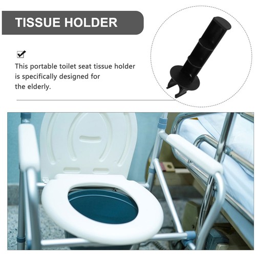 Soporte de papel para silla de inodoro de 3 piezas soporte de papel para silla de inodoro para ancianos - Imagen 11 de 12
