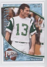 2009 Upper Deck Football Heroes Legend Blue 22/99 Don Maynard #227 HOF 0a1