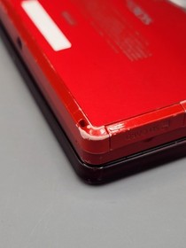 2010 Nintendo 3DS CTR-001 Glossy Red Tested Works No Stylus + Smash Bros