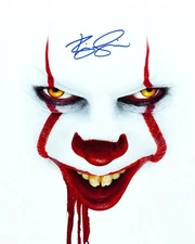 Bill Skarsgard Autographed IT Chapter Two Pennywise 8.5x11 Photo