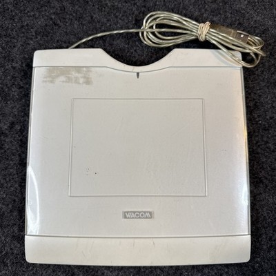 Wacom Small Digital Drawing Graphics Tablet Model CTE-430 (Pearl) Works No Pen