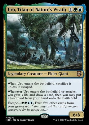 Uro, Titan of Nature's Wrath 0277 Non Foil Mythic Rare Modern Horizons 3 MTG NM