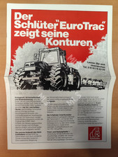 Schlüter EuroTrac Zeitung Zeitschrift Prospekt traktor tractor brochure 53
