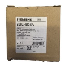 Siemens 958LHB3SA ESP200 50-200A Solid State Overload Relay 3-Phase 3UB8533-6HW2