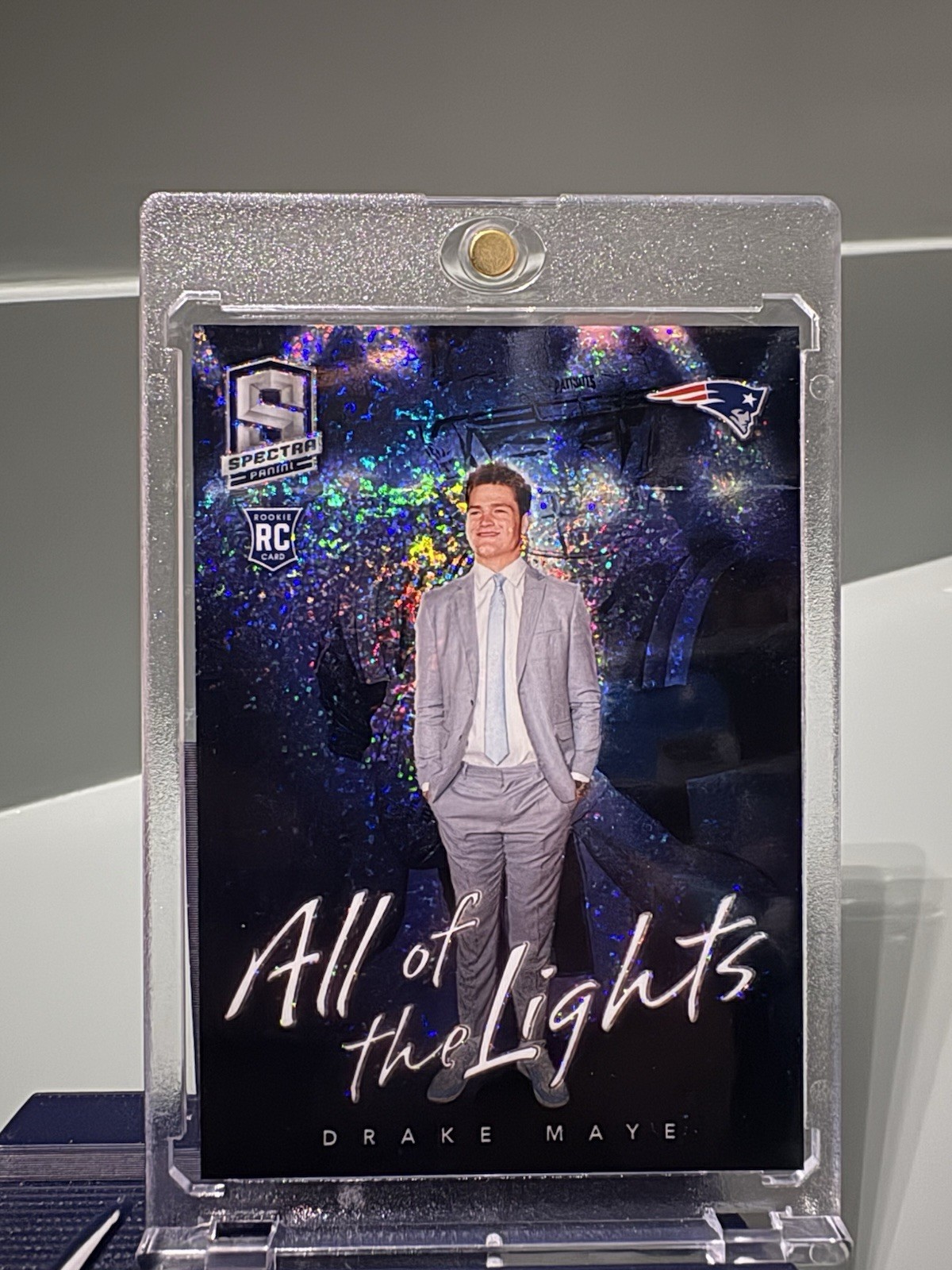 2024 Panini Spectra All of the Lights Drake Maye Rookie Case Hit SSP