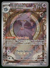 Mismagius SV02: Paldea Evolved 212/193 Illustration Rare Pokémon Card