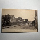 VTG 1920s Antique RPPC Real Photo Postcard Villeparisis Rue De La Gare France