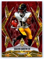2025 Panini Phoenix #121 Calvin Austin III Red Winter Prizm #/399