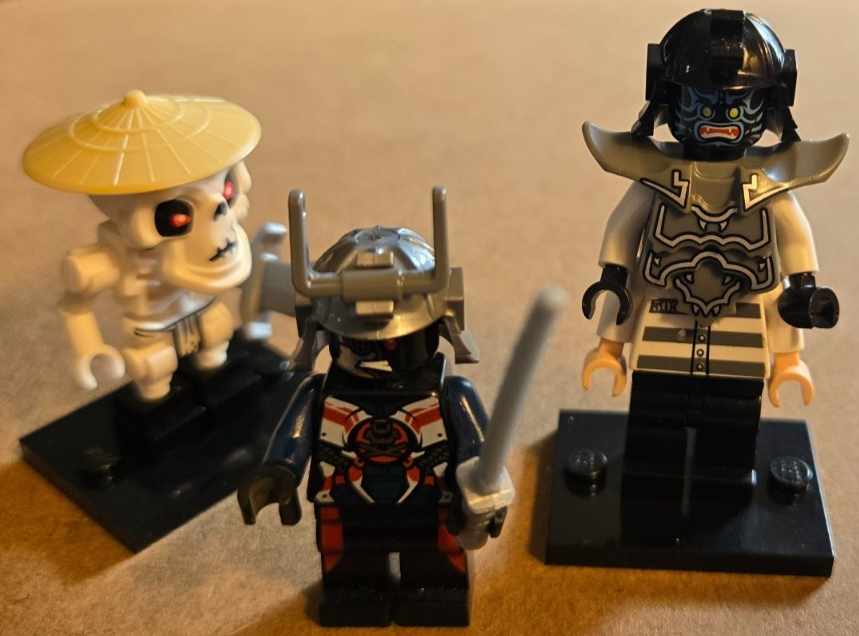 LEGO NINJAGO STONE ARMY WARRIOR, SAMURAI X PIXAL & SKULKIN