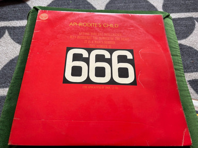 Aphrodites Child 666 Vertigo Spaceship UK 2nd vinyl press