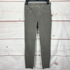 Spanx Jeans Womens Small Gray Jean-ish Ankle Legging Mid Rise Stretch Pull On