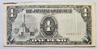 Philippines Japanese Invasion Money 1 Peso 1940's Block 81
