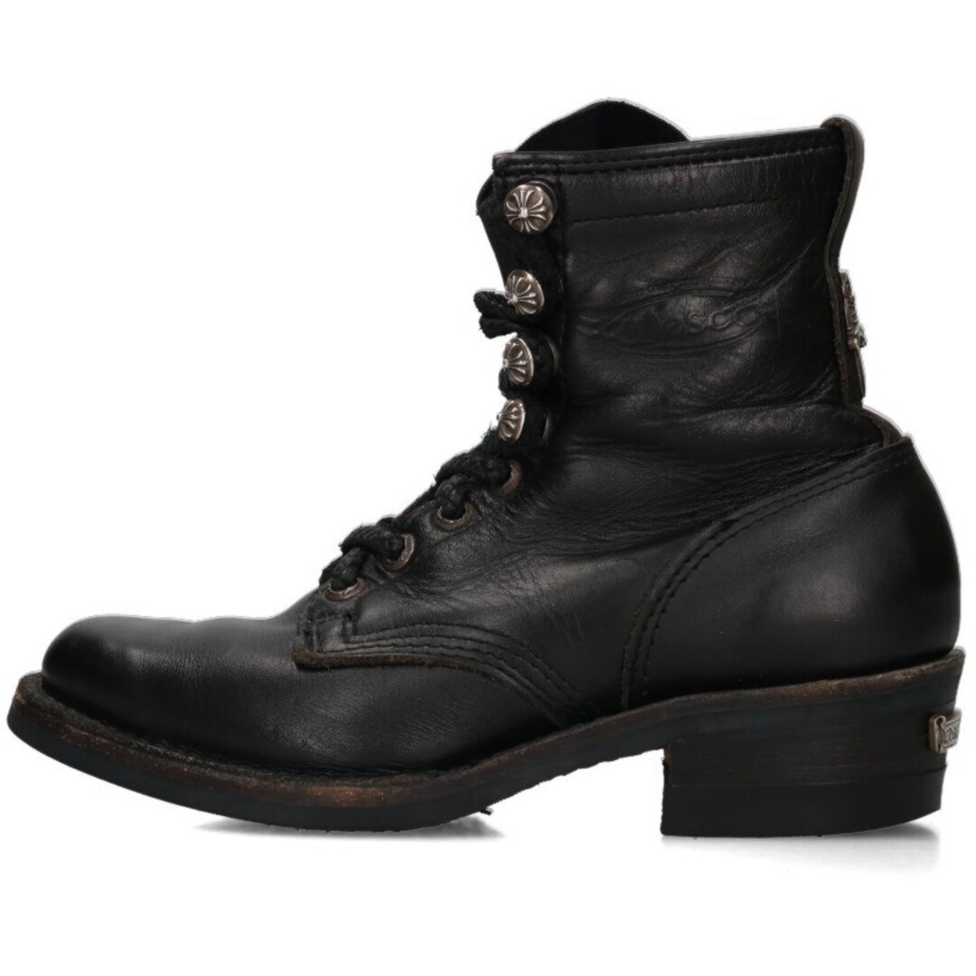 Chrome Hearts JOBMASTER Leather Blade Lace up BOOTS Men's 7.5E Used 23a55e6a4cc3 thumbnail 2