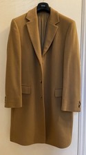 Hugo Boss Men’s Camel Coat. Wool And Cashmere. Excellent condition . Large.