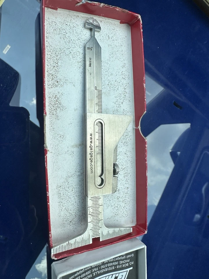 Vintage G.A.L. GAGE Co. “HI-LO” Tubería Montaje y Medidor de Soldadura Acero Inoxidable EE. UU. Foto 3 de 4