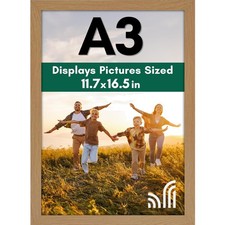 picture frame gallery wall display photo frame wall mount black wood grain