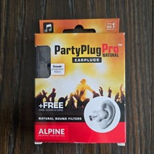Alpine Party Plug Pro Tapones para los oídos Seguridad auditiva Concierto Protección filtro de sonido
