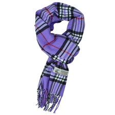 Unisex Classic Tartan Plaid Winter Scarf Soft Cashmere Feel 72"x12" Light Pu...