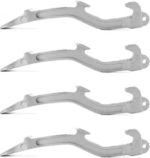 4 Pack Fire Hose Spanner Wrench 11-7/8in Aluminum For 3/4 to 3in Couplings