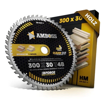 HM Kreissägeblatt 300x30 Z48 Wechselzahn für Holz - Allround. AMBOSS WERKZEUGE®