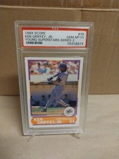 Ken Griffey Jr. 1989 Score Young Superstars II #18 , PSA 10