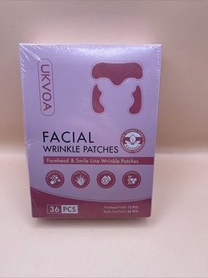 Forehead  Smile Line Patches, 36pcs, Hyaluronic Acid, Collagen, Vitamin E