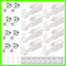Ear Piercing Kit With Self Piercing Gun, Earrings Stud, Alcohol Pads, and Clear