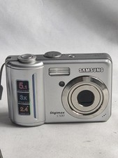 Samsung Digimax S500 5.1MP Digital Camera, Black, Working Nice Overall