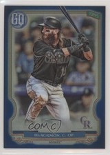 2020 Gypsy Queen Box Topper Chrome Indigo Refractor 99/150 Charlie Blackmon x1s
