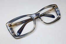 Vintage Geek Glasses Old School Shade 1980's Manhattan Frame Italy Solid Frame