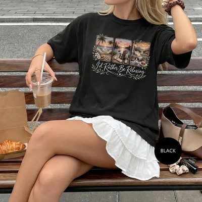 Id Rather Be Relaxing Serene Comfort Tee