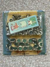 Pack of 20 Vintage Poppa Snap Pressions Fastenings. New Old Stock