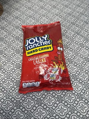 DISCNTD CINNAMON FIRE Jolly Rancher Hard Candy 7oz Bag Rare REQUIRES SIGNATURE