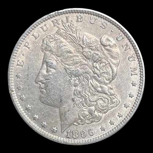 1896 Morgan Silver Dollar, XF+