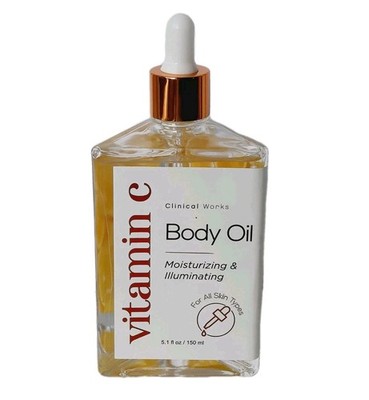 Clinical Works Vitamin C Körperöl ~ feuchtigkeitsspendend & aufhellend 150ml 