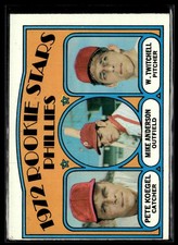 1972 Topps Phillies Rookies - Pete Koegel/Mike Anderson/Wayne Twitchell Rookie