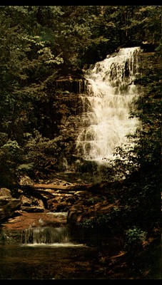 Postcard Waterfall at Turkey Path, Leonard Harrison State Park, Wellsboro, PA