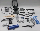 Lot Of 24 1980's Vintage Action Figure Weapons & Gear G.I Joe, Star Wars Etc.