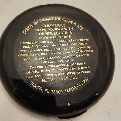 Signature Club A Glimmerale Glow Powder Copper Elastin Acqua No Box 1. 5Oz Italy - Picture 5 of 6