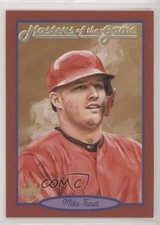 2019 Panini Diamond Kings Masters of the Game Holo Gold Mike Trout #MG3 4l3