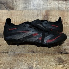 Adidas Predator League FT FG/MG Men's Size 8 Black Red Soccer Cleats ID1322 New