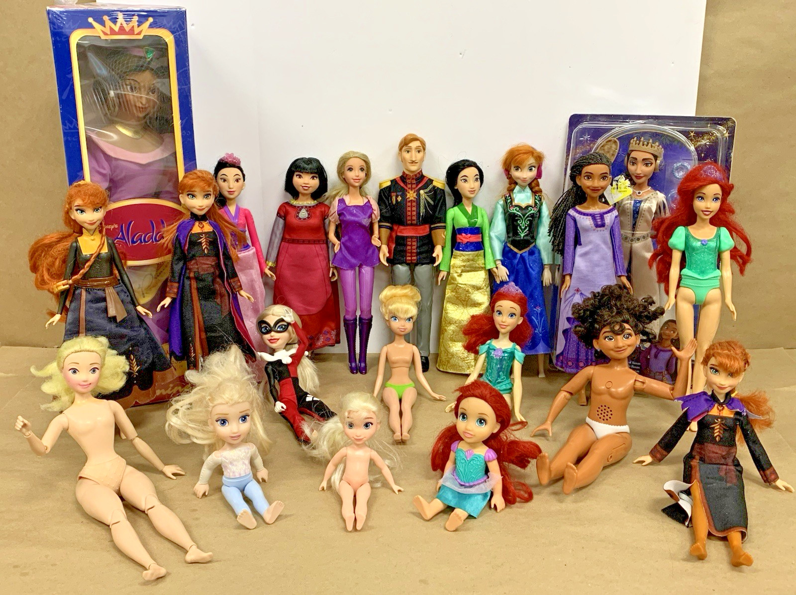Hasbro Mattel Jakks Pacific Disney Prince Princess Mixed Dol