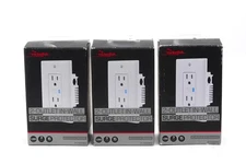 Lot Of 3 Rocketfish 2-Outlet In-Wall Surge Protector 1080 Joules - Free Shipping