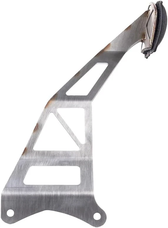 Respaldo de barra Sissy de acero inoxidable estilo MX Raw para Harley Touring 2009 Foto 4 de 4