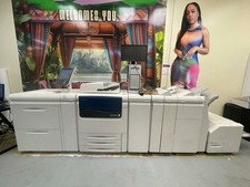 Xerox Color J75 Press Copier Printer Scanner with EXJ75 Fiery 300gsm Duplex 152k