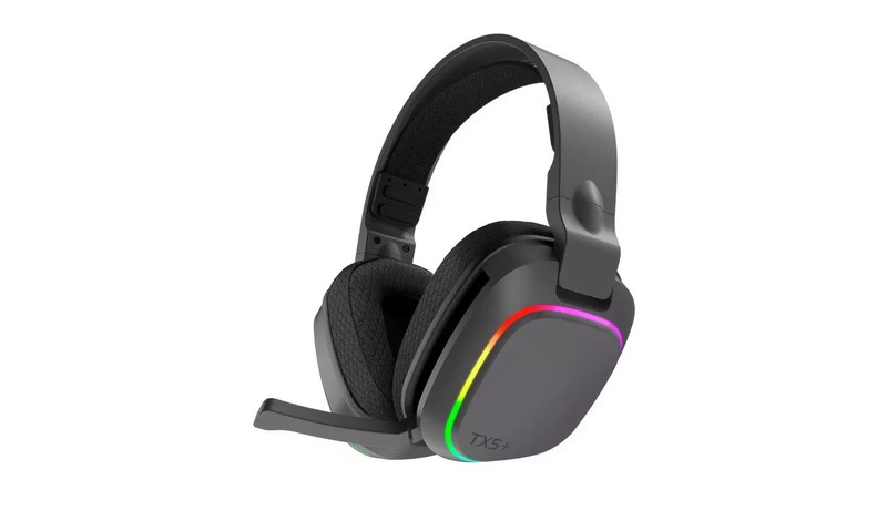 Gioteck Gaming Wireless Headset DUO RGB PS Switch PC Headset TX5+ 7355978 R