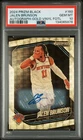 2024 PANINI PRIZM BLACK AUTO-GOLD VINYL FOTL #160 JALEN BRUNSON 4/5 PSA 10